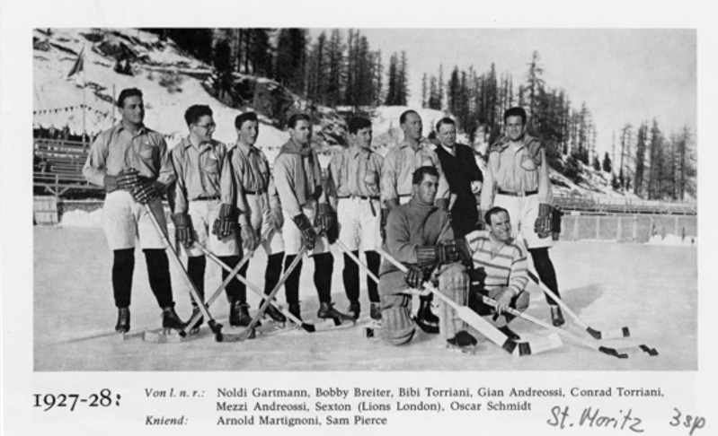 Frühes Eishockey in St. Moritz